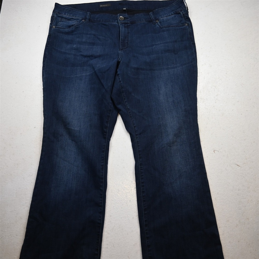 KUT from the Kloth 24W High Rise Baby Bootcut Rinse Stretch Denim Womens Jeans